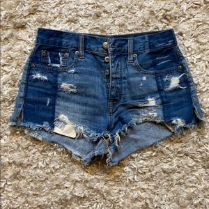 American Eagle Vintage Hi-Rise Festival Shorts